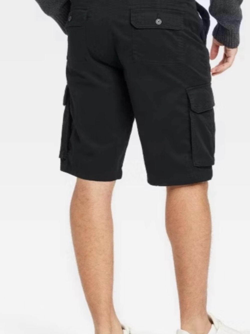 Goodfellow & Co Black Cargo Shorts with Side Pockets - Picture 2 of 8